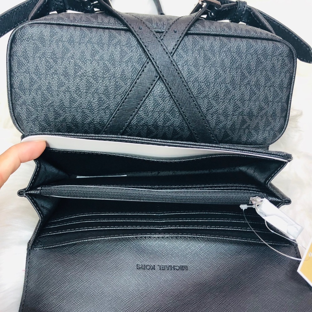 4PCS Michael Kors Abbey Backpack Wallet Clutch Pom - Picture 5 of 8
